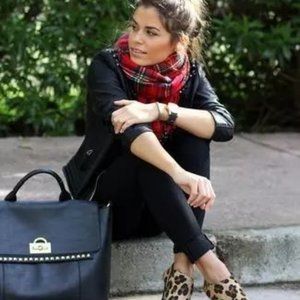 Steve Madden Plaid Reversible Muffler Scarf